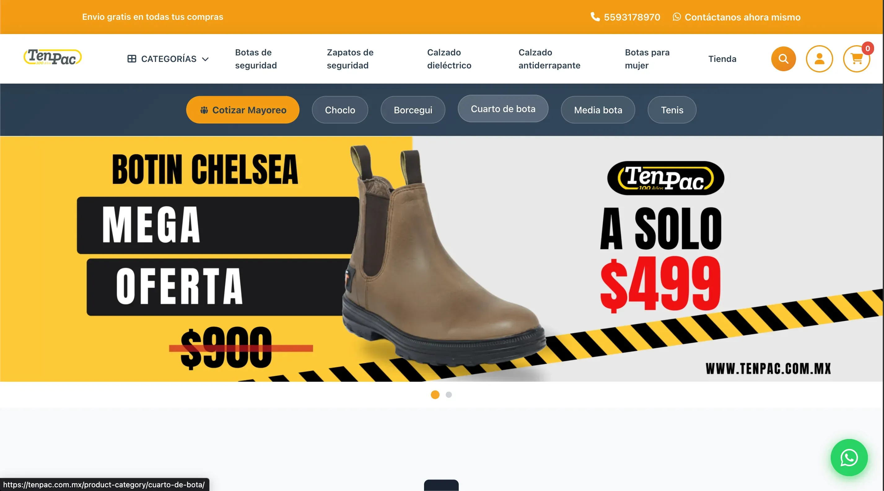 Portada del caso Tenpac en el portafolio de José Gaspard
