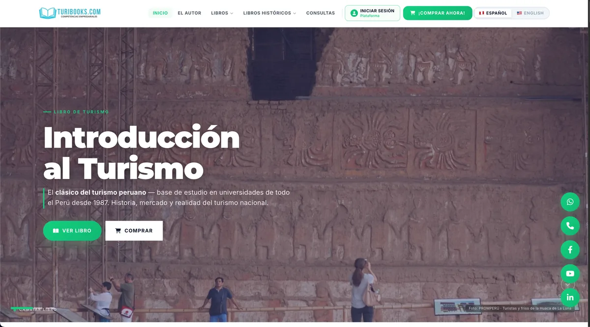 Turibooks — plataforma educativa de turismo