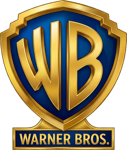 Logo oficial de Warner Bros — partner de José Gaspard en keynote Warner Play Latino 2026